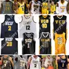 كرة السلة قمصان VCU كرة السلة Jersey NCAA College De'riante Jenkins Marcus Evans Marcus Santos-Silva Issac Vann Corey Douglas Mike'l