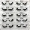 Eye Shadow Wholesale 30 pairs no box Mikiwi Eyelashes 3D Mink Lashes Handmade Dramatic 32 styles cruelty free mink lashes 230211