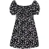 Casual Dresses Women's Dress Plus Size Cover Belly Slim 2023 Summer Aging Temperament Word Collar Small Daisy Floral