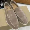 Chaussures Loropiana de styliste italien au printemps et à l'automne 2023 Lp Slackers, chaussures décontractées en cuir à semelle souple pour femmes, chaussures confortables et polyvalentes