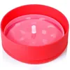 Bowls Silicone Popcorn Maker Bowl för att göra mikrovågsluftshink med lock DIY