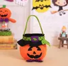 New Halloween Pumpkin Bucket Cartoon Vampire Black Cat Ghost Witch Handbags Halloween Candy Bag Party Gift Candy Bags