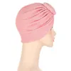 KepaHoo Ladies Turban Bonnet Soild Color Cotton Top Knot Inner Hijab Cap African Twist Headwear Women Head Wraps India Scarf Hat