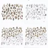 Charms 100 stcs/lot gemengde retro -stijl blad antieke bronzen kleur metalen planten hanger voor sieraden maken druppel levering 202 dh13u