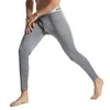 Heren thermisch ondergoed herfst winterheren warm long johns elasticiteit broek thermo leggings kleding