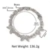 체인 힙합 보석 16mm 쿠바 체인 황동 목걸이 목걸이 돼지 코나스 나비