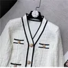 Kvinna ytterkl￤derjackor Kvinntr￶jor Slim Sweatshirts Womens Designers Jacka Black White Long Sleeve Coats Chothing Size S-L