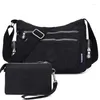Evening Bags Nylon For Women 2023 Shoulder Bag Waterproof Messenger Ladies Handbag 2 Piece Lightweight Bolsa Feminina