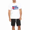 Erkek Tişörtleri Blwhsa Küba Hayranları Erkekler İçin Teştar Tshirts Ulusal Bayrak Tasarım Tee Kısa Pamuk T-Shirts Nostaljik Stil Yaz Top