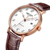 Armbanduhren MEGIR Marke Männer Uhren Automatische Mechanische Uhr Tourbillon Sport Uhr Leder Casual Business Retro Armbanduhr Uhren
