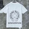 Maglietta classica da uomo Cuore Moda Ch Marchio di alta qualità Lettera Sanscrito Croce Modello Maglione T-shirt Designer Cromati Pullover Top Magliette di cotone 1sfi7yxm