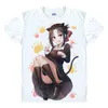 Herren T-Shirts Anime Kaguya-sama: Liebe ist Kriegshemd Shirogane Miyuki Shinomiya Kaguya T-Shirt Tensai Tachi High School Hentai Kawaii Top Tee