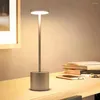 Lampade da tavolo Lampada da scrivania senza fili Luce notturna a regolazione continua alimentata a batteria senza fili ricaricabile tramite USB per l'arredamento del bar della camera da letto