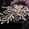 Headpieces HP287 Silver Crystal Bridal Headwear Rhinestone Wedding Hair Accessories For Bride Headdress Tiaras Jewelry