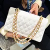 7A Classic Flap Designers cross Bag Caviar Grain Cowhide Fashion Handbag Women's Wallet Golden Chain Shoulder Bags Oficial França importada Couro genuíno