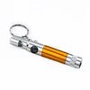 Keychains Aluminum Alloy Whistle Compass Key Chain Ring Mountaineering Electronic Light LED Hiking Camping Survival Keychain