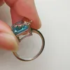 Pierścienie Band Square Diamond Diamond Projektanta Miłość Miłość Pierścień Pierścień Pierścień Pierścień Pierścień