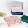 Jewelry Boxes Ring Velvet Jewelry Box Jewelry Storage Box Ring Box Tray Display Rack Rings Holder Container for Drawer 230211