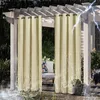 Rideau Simple Extérieur Imperméable Pergola Jardin Panneau Terrasse Chambre Salon Salle De Bains