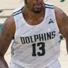 MIT8 Dostosowane NCAA Jacksonville Dolphins Dolphins Basketball Jersey 0 Omar Payne 1 Oumar Koureissi 2 Dylan O'Hearn 20 Jarius Cook dla mężczyzn Młodzież Kid Jerseys S-4xl