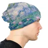 Berets Seerosen Claude Fine Art Unisex Männer Frauen Dünne Beanie Casual Cap Künstler Französisch Ism Ist