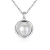 Pearl Pendant Necklace Brand Jewelry European Fashion Women S925 Silver Pearl Twisted Chain Necklace Collar Chain Women's Wedding Party Valentine's Day Gift SPC