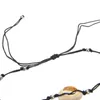 Anklets Fashion Women Shell Ankle Handmade Black Cowrie Foot Chain Charming White Shells Beach Sandal Jewelry For Men Gift