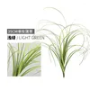 Decorative Flowers Artificial Plants Onion Grass Greenery Faux Fake Shrubs Plant Wheat For House Home Indoor Outdoor Office Room