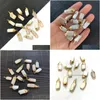 Charms Natural Freshwater Pearl Rectangar Pendant Jewelry Accessories Used For Diy Making Necklace Bracelet Size 5X1510X25Mm Dhxir