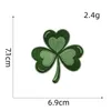 St. Patrick's Day Patches Szyj pojęcia Shamrock żelazo na haftowanej naprawie aplikacji Patch