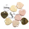Charms 500Pcs Heart Shaped Love Pendant Jewelry Making Handmade Crafts Diy Necklace Bracelet Supplies 13X1M Drop Delivery 20 Dh5Xy