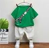 衣類セットサマーキッズカジュアルアウト服Y男の子スーツポロシャツshorts PCSスーツファッション子供の新しい男の子セットコットン