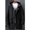 Veste d'hiver en duvet pour hommes et adolescents, manteau élégant, épais et chaud, vêtements Parka, 2023