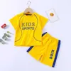 Stelt pc's Kinderen Zomerkleding Set Kids jongensmeisjes Korte Mouw Sports Tracksuit Fashion Boy's Kleding Pak Jaar Oude Outfits