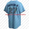 Maillots de baseball personnalisés 11 Bo Bichette Jersey Vladimir Guerrero Jr Alek Manoah Matt Chapman George Springer Kevi