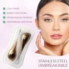 Ansiktsmassager Ice Globes för ansikte 2st lyxiga rosguld Cryo Sticks Face Roller Cold Heat Relief Beauty Massage Tools Birthday Present 230211