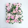 Decorative Flowers 40 60cm Luxury Customize Silk Hydragea Artificial Flower Wall Panel Grass Base DIY Backdrop Wedding Arch Decor Art