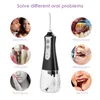 Other Oral Hygiene Irrigator tooth 3-speed adjustment Water Flosser Portable Dental Jet 350ML IPX6 proof Teeth Cleaner 230211