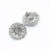 Charms 100 Pcs/Lot Large Size 40X40Mm Sunflower Pendant 3D Design Good Details For Necklace Drop Delivery 202 Dh9Hc