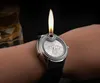 Titta p￥ Style Metal Open Flame Lighter Creative Men's Sports ￶ppnar Flame Watchs Justerbara FMALE EncedorInventory Wholesale SN677