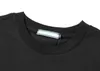 남자 티셔츠 이탈리아 디자이너 캐주얼 3 차원 컬러 레터 로고 자수 검은 색 선택 아시아 크기 M-3XL