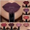 Lip Gloss Pudaier Waterproof Liquid Metallic Matte Lipstick For Lips Makeup Long Lasting Nude Glossy Lipgloss Cosmetic Y Batom Drop Dhrl5