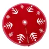 Juldekorationer 95/120 cm trädkjol mattan år Xmas dekor prydnader festliga festtillträd
