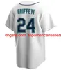 Benutzerdefinierte Baseball-Trikots Justin Upton Jersey Ken Griffey Jr. Carlos Santana George Kirby Gilbert Kyle Lewis Abraham Toro Adam Frazi