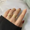 Band Rings Trendy Butterfly Rings For Women Men Lover Couple Rings Set Friendship Engagement Wedding Open Rings 2022Jewelry Ring New G230213