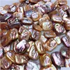 Pearl High Quality Loose Barock sötvattenpärlor utan hål naturliga färger olika för smycken DIY QTB032 Drop Leverans 202 DHNQL