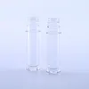Storage Bottles 12pcs 5ml Lip Gloss Empty Plastic Tubes Exquisite Mini Clear Lipgloss Packaging Container With Pink Matte Lid 3 Colors