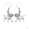 Bengelen kroonluchter oorbellen bohemian vintage labrador retriever drop pendientes brincos boho big long voor vrouwen boucle doreill dhwiu