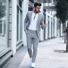 Męskie garnitury Blazery swobodny moda luksusowy garnitur biznesowy na przyjęcie weselne smoking Slim Fit Pink MaleJacketpants 230213