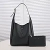 Plain Totes Shoulder Bags Women Designer Handbags Purse Cowhide Large Capacity Shopping Bag Small Zipper Pocket Adjustable Shoulder Strap